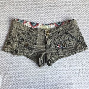 Billabong Striped Shorts Size 1